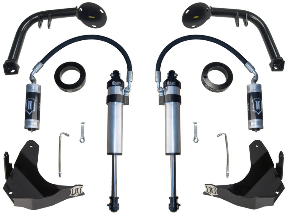Icon Vehicle Dynamics K53125 Secondary Shock System Lift 0-2.75" Toyota Tacoma 16-23 Pair