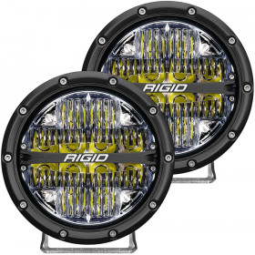 Дополнительные led фары 6&quot; Водительский свет белая подсветка (пара) 360-Series Rigid Industries 36204