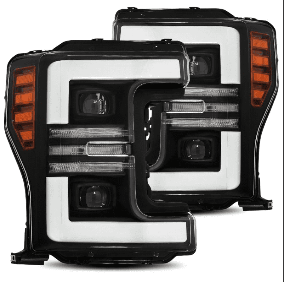 Комплект передніх галогенних фар Ford F-250/F-350/F-450/F-550 17-19 PRO-Series AlphaRex 880106