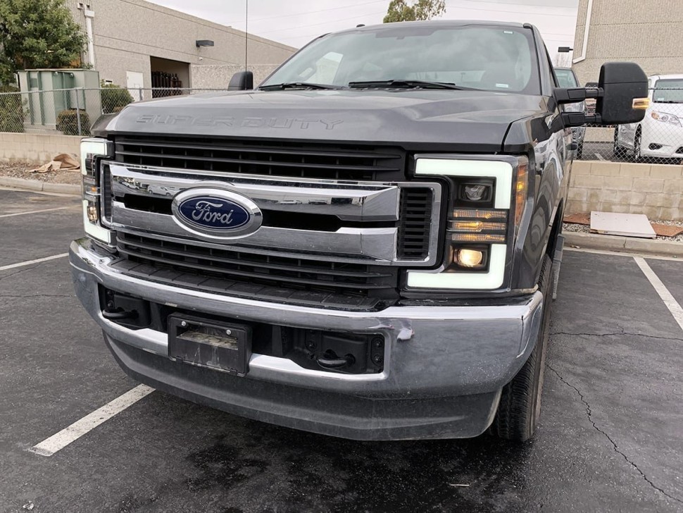 Комплект передніх галогенних фар Ford F-250/F-350/F-450/F-550 17-19 PRO-Series AlphaRex 880106