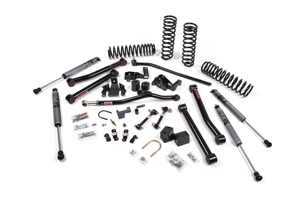 Ліфт кіт підвіски 3.5" J-Konnect Jeep Wrangler JK 07-18 4Door з амортизаторами FOX Adventure JKS JSPEC113KFA