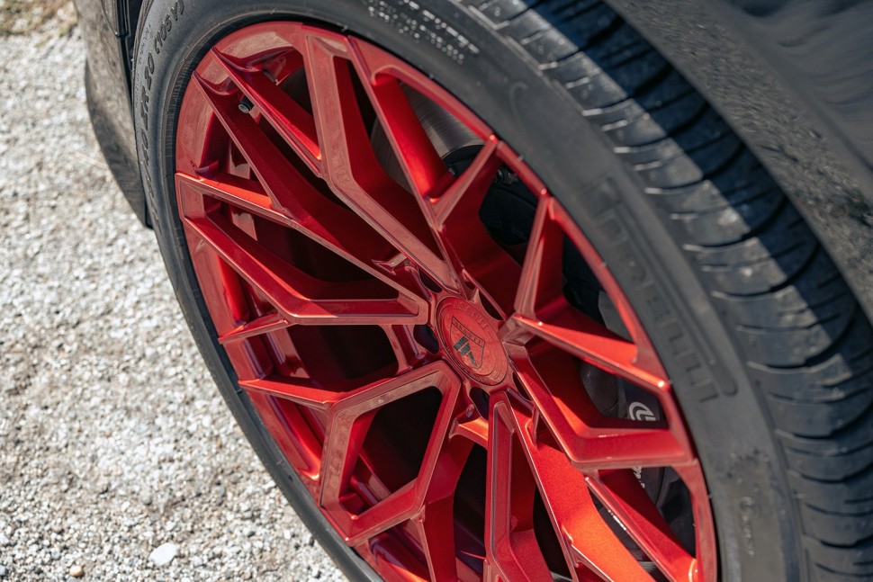 Asanti Wheels AB039QX20951515 Mogul Wheel Candy Red 20x9.5 +15