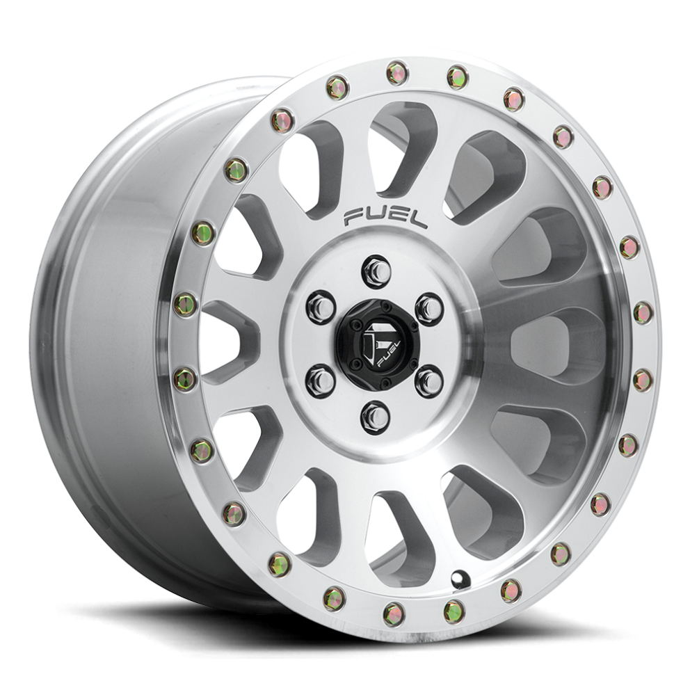 Колесный диск Fuel Off Road Vector Diamond Cut Machined W/Clear Coat 20x10 ET-18 D64720007347