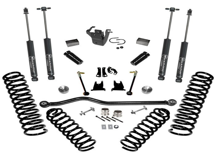 Лифт комплект подвески 4" Jeep Wrangler JK 07-18 4 Door (Shadow Shocks) Superlift K928
