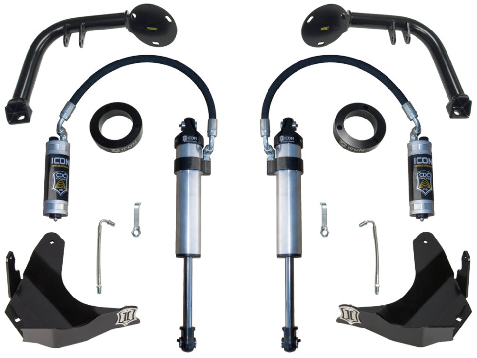 Icon Vehicle Dynamics K53126 Secondary Shock System Lift 0-2.75" Toyota Tacoma 16-23 Pair
