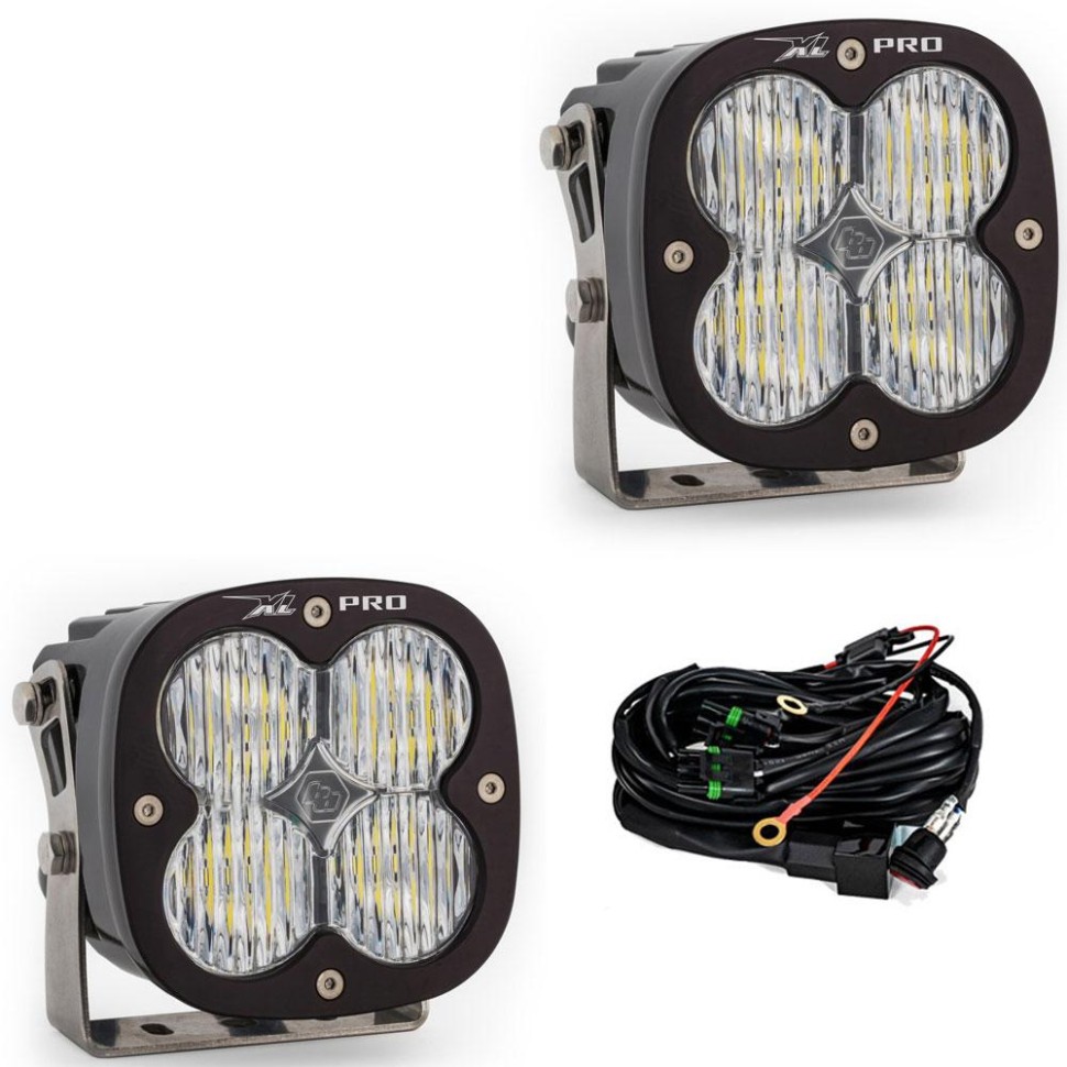 Комплект додаткових LED фар 4.43x4.43" Wide Cornering XL Pro Baja Designs 507805