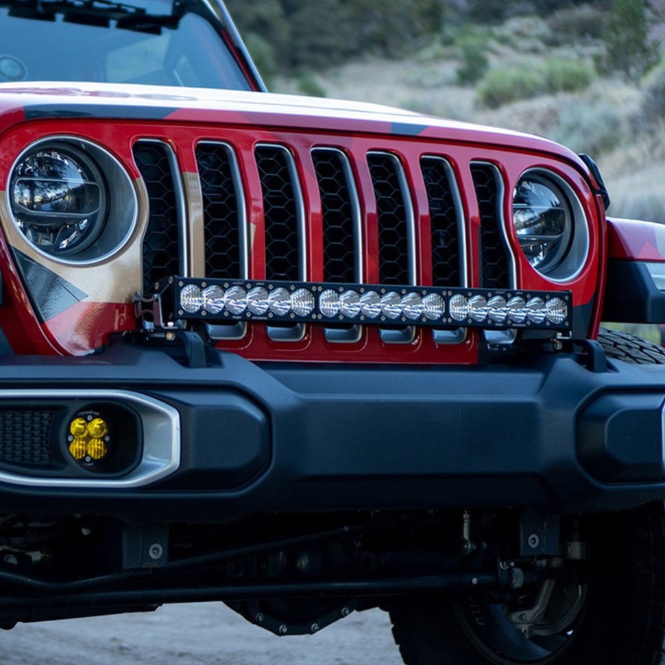 Комплект LED балки на передний бампер Driving/Combo Jeep Wrangler JL/Gladiator JT 18-25 OnX6+ Baja Designs 447657UP