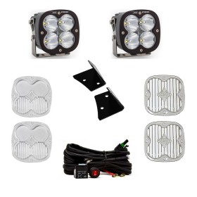 Baja Designs 447799 XL Pro Spot A-Pillar LED Light Kit Jeep Wrangler JK 07-18