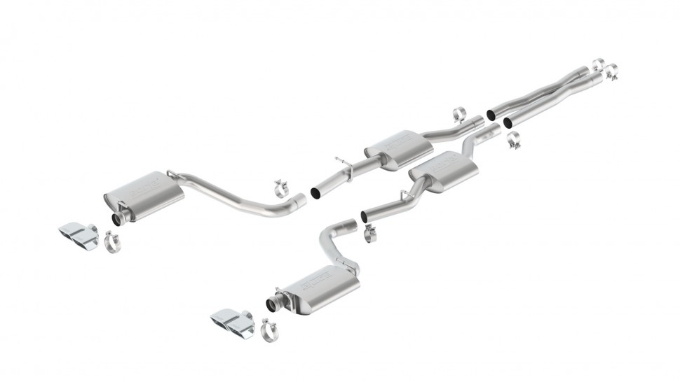 Borla 140626 Cat-Back Exhaust System Dodge Challenger R/T RWD 15-22