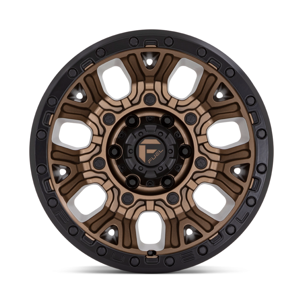 Колесный диск Fuel Off Road Traction Matte Bronze W/Black Ring 20x10 ET-18 D82620008947