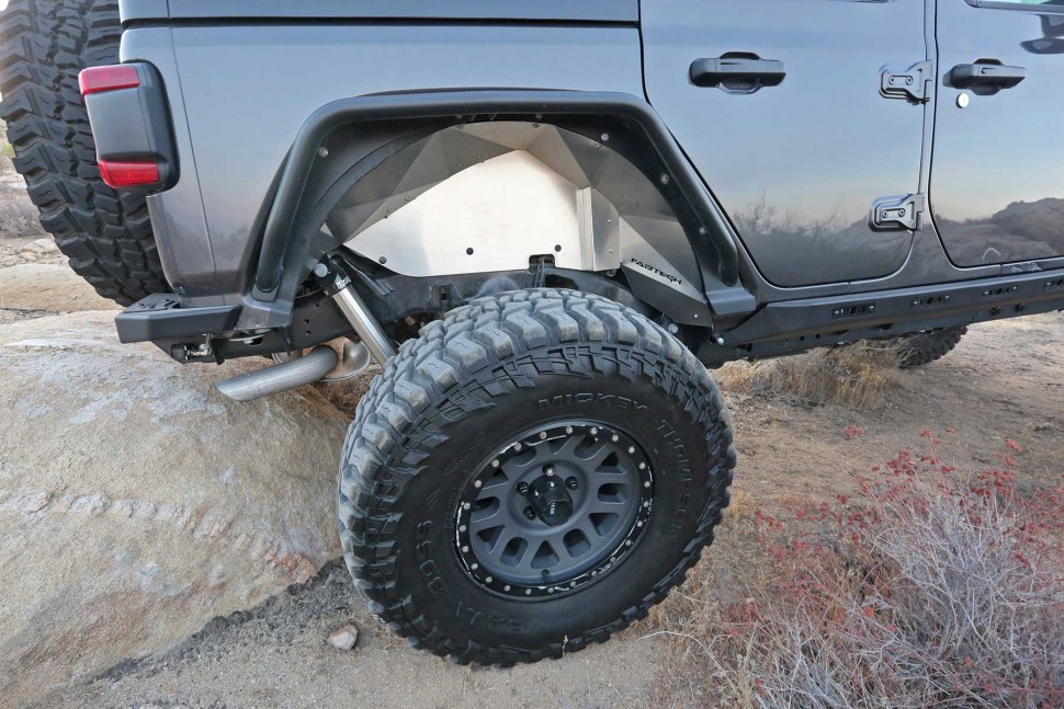 Fabtech FTS24272 Rear Inner Fenders Jeep Wrangler JL 18-26