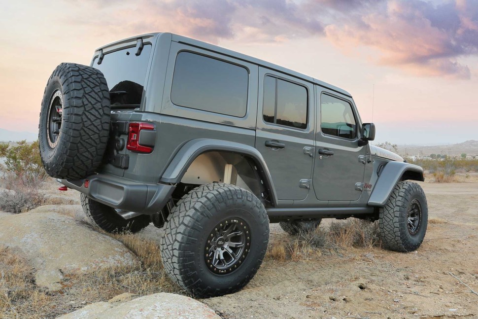 Fabtech FTS24272 Rear Inner Fenders Jeep Wrangler JL 18-26