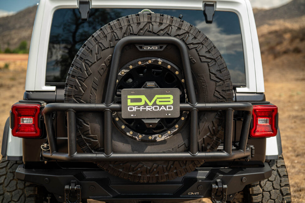 DV8 Offroad TCJL-14 Tire Carrier Jeep Wrangler JL 18-25