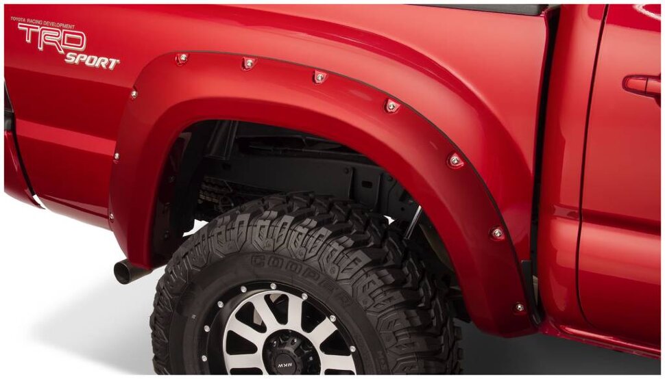 Bushwacker 31080-02 Pocket Style Fender Flares Set 2PC Rear Toyota Tacoma 05-15