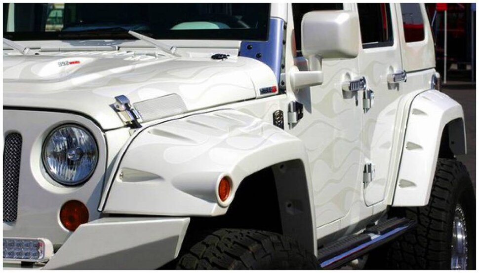 Расширители колесных арок Jeep Wrangler JK 07-18 задн 2шт. Max Coverage Bushwacker 10044-02