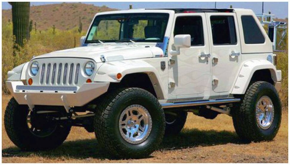 Расширители колесных арок Jeep Wrangler JK 07-18 задн 2шт. Max Coverage Bushwacker 10044-02