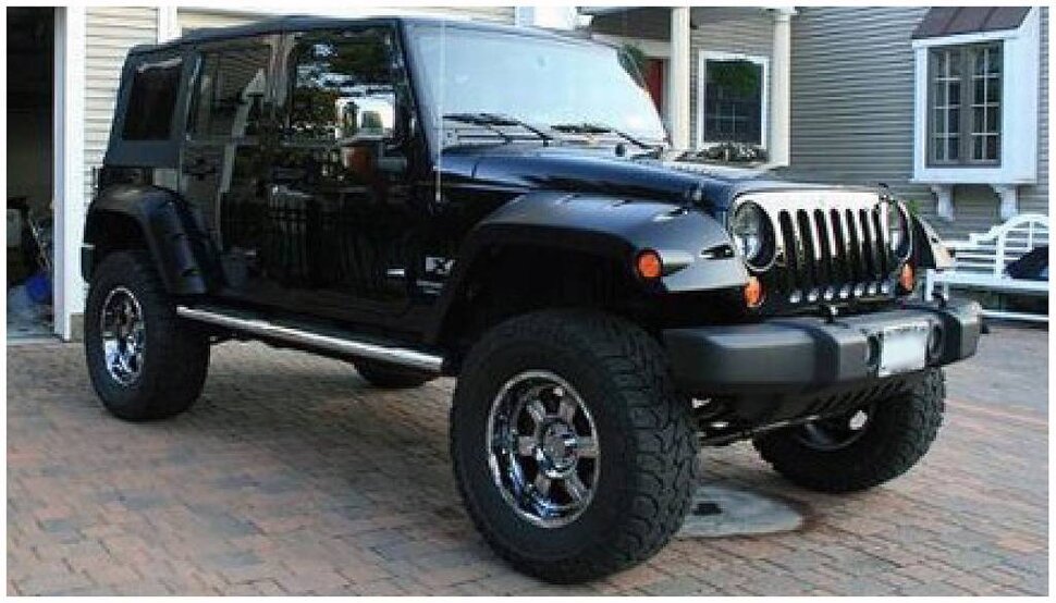 Расширители колесных арок Jeep Wrangler JK 07-18 задн 2шт. Max Coverage Bushwacker 10044-02