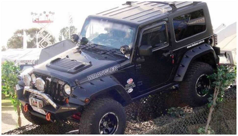 Расширители колесных арок Jeep Wrangler JK 07-18 задн 2шт. Max Coverage Bushwacker 10044-02