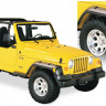 Расширители колесных арок Jeep Wrangler TJ 97-06 к-кт 4шт Pocket Style Bushwacker 10913-07