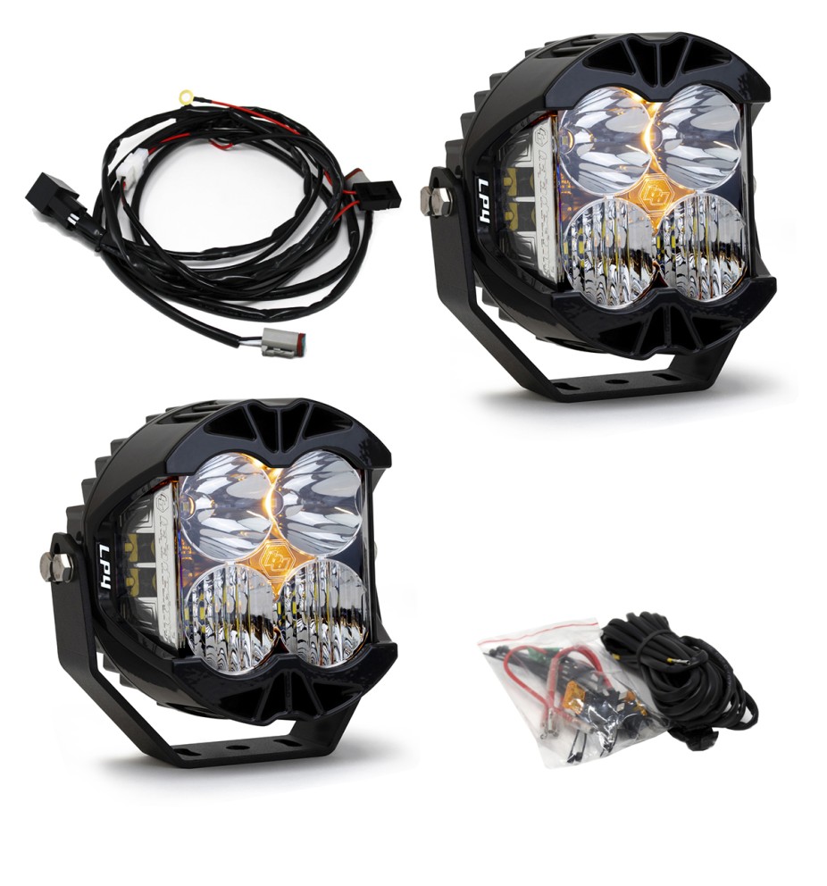 Дополнительные LED фары 5.1" Водительский/Комбо свет (пара) LP4 Baja Designs 297803