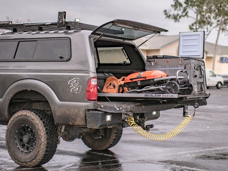 Bedslide 1-7142-S S Slide Out Truck Bed Tray 6' 1000 Lb Capacity 