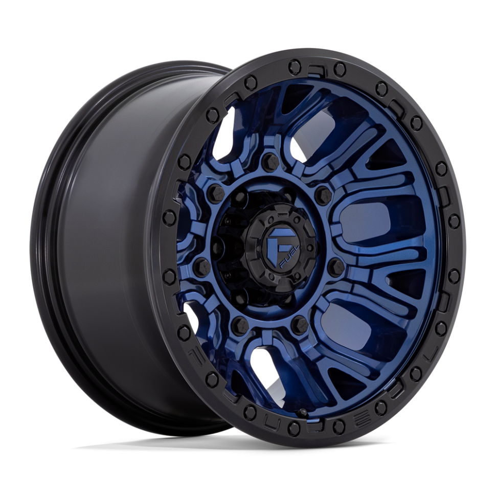 Fuel Off Road D82717907545 Traction Wheel Dark Blue W/Black Ring 17x9 -12