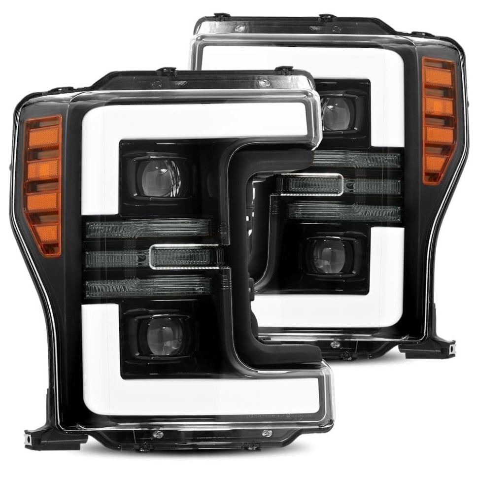 Комплект передних галогеновых фар Ford F-250/F-350/F-450/F-550 17-19 PRO-Series AlphaRex 880108