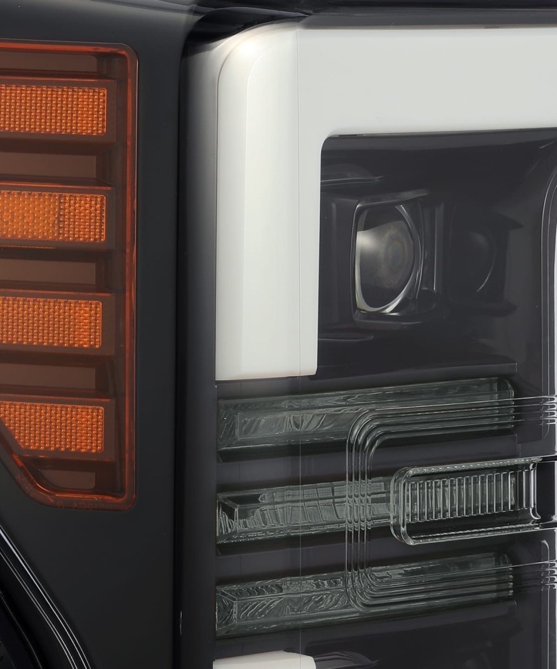 Комплект передних галогеновых фар Ford F-250/F-350/F-450/F-550 17-19 PRO-Series AlphaRex 880108