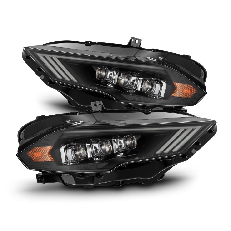 Комплект передних Led фар Ford Mustang 18-23 NOVA-Series AlphaRex 880258