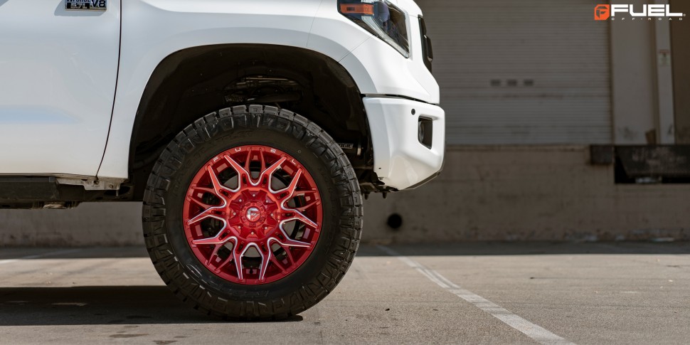 Колесный диск Fuel Off Road Twitch Candy Red Milled 22x10 ET-18 D77122007047