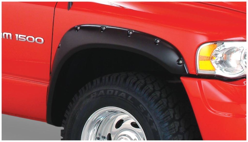 Bushwacker 50911-02 Pocket Style Fender Flares Set 4 PC Dodge Ram 1500/2500/3500 06-09
