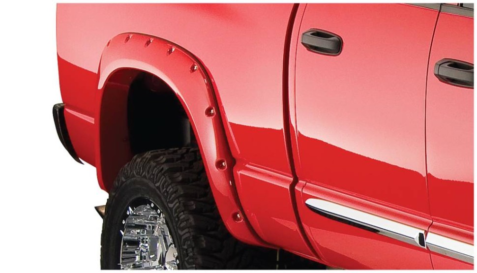 Bushwacker 50911-02 Pocket Style Fender Flares Set 4 PC Dodge Ram 1500/2500/3500 06-09