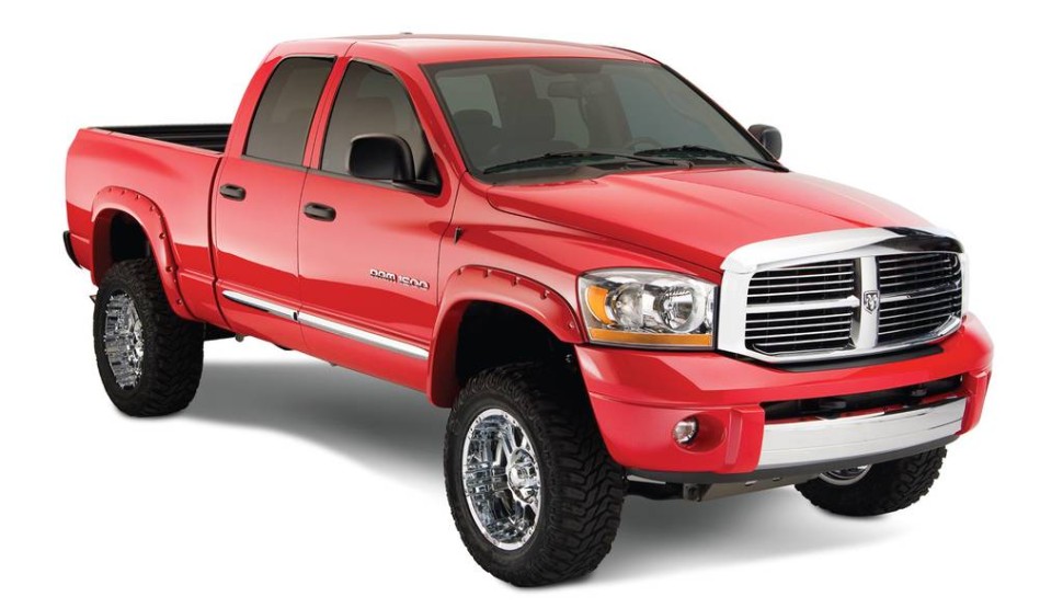 Bushwacker 50911-02 Pocket Style Fender Flares Set 4 PC Dodge Ram 1500/2500/3500 06-09