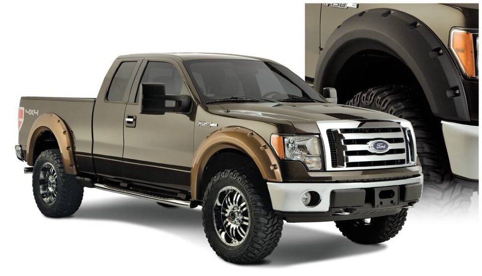 Расширители колесных арок Ford F-150 09-14 к-кт 4 шт. Max Coverage Bushwacker 20927-02