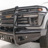 Передний бампер с защитной дугой Black Steel Chevrolet Silverado 2500/3500 15-19 Fab Fours CH14-S3060-1