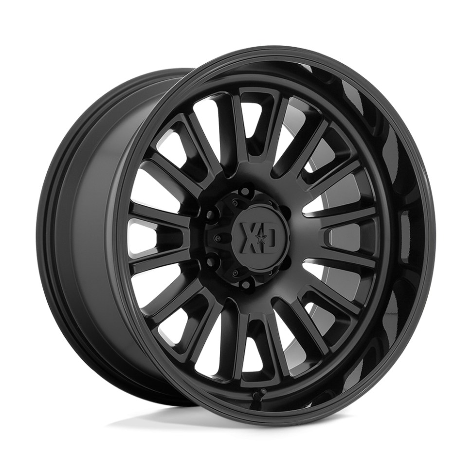 XD Wheels XD86429088700 Rover Wheel Satin Black W/Gloss Black Lip 20x9