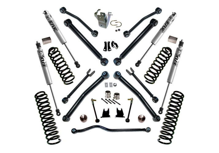 Лифт комплект подвески 4" Jeep Wrangler JK 07-18 2 Door (Fox 2.0 Shocks) Superlift K996F