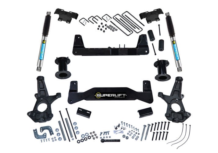 Superlift K180B Suspension Lift Kit 6.5" Chevrolet Silverado 1500/GMC Sierra 1500 07-16 (Bilstein Shocks)