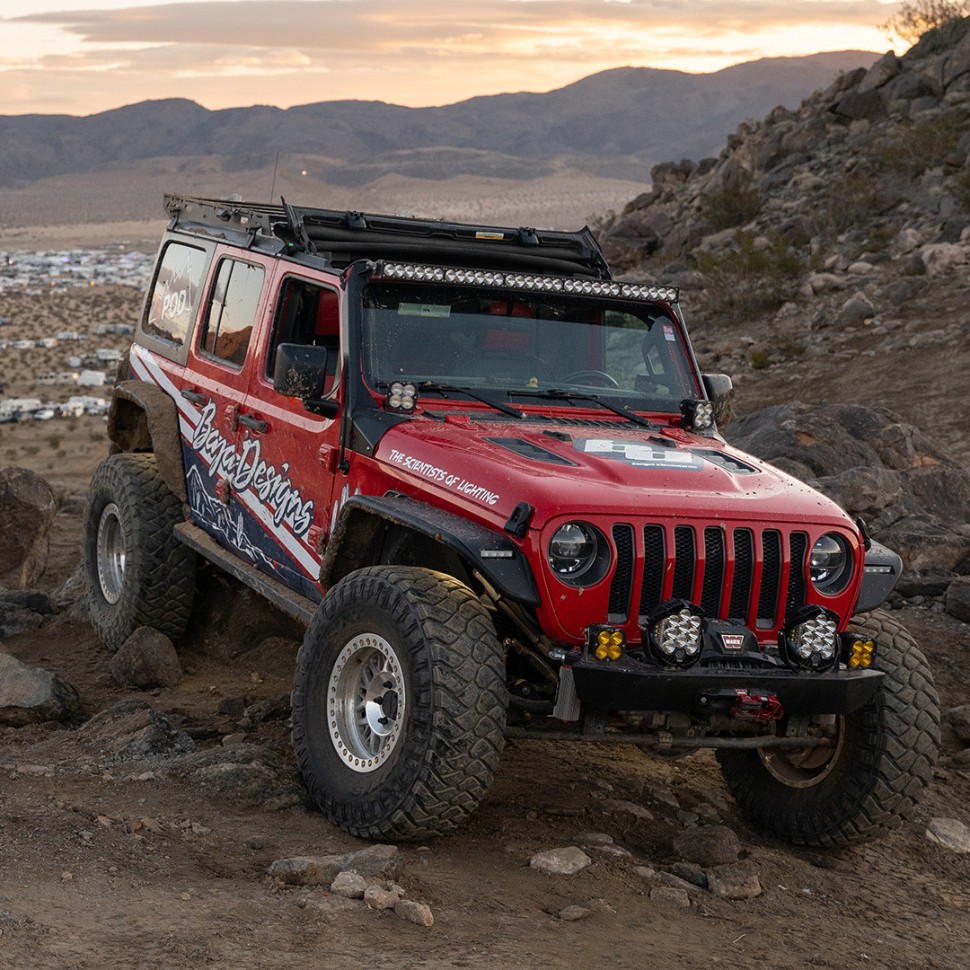 Комплект LED балки на крышу Driving/Combo Jeep Wrangler JL/Gladiator JT 18-25 OnX6+ Baja Designs 447666UP