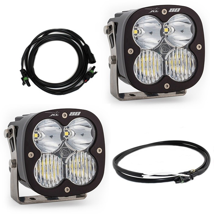 Комплект дополнительных LED фар на бампер Driving/Combo Jeep Wrangler JL/Gladiator JT 18-25 XL 80 Baja Designs 447669UP