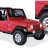 Расширители колесных арок Jeep Wrangler TJ 97-06 к-кт 4шт Pocket Style Bushwacker 10917-07