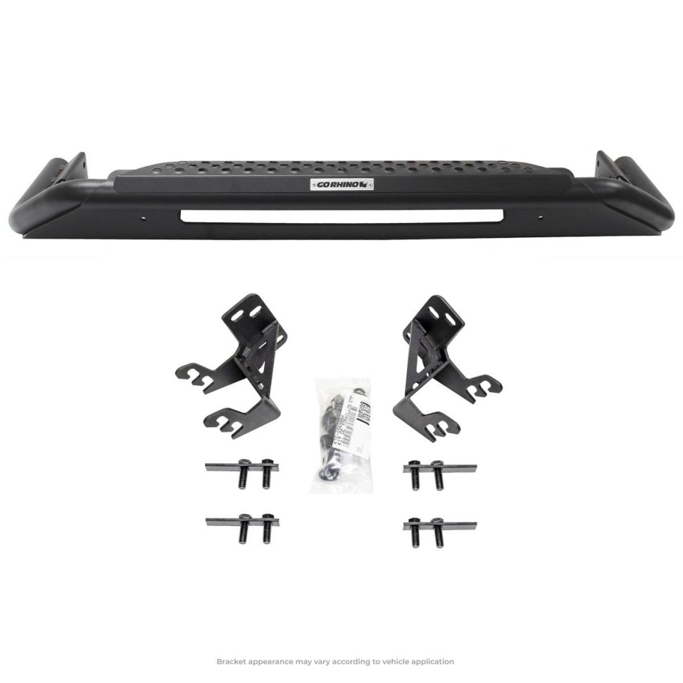 Go Rhino 562970T RC3 LR Bull Bar Skid Plate With Mounting Brackets Chevrolet Silverado 1500 19-22