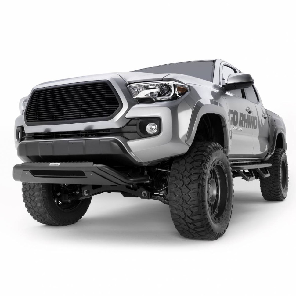 Go Rhino 562970T RC3 LR Bull Bar Skid Plate With Mounting Brackets Chevrolet Silverado 1500 19-22
