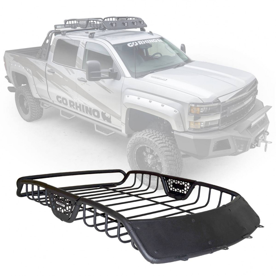 Go Rhino 59017T SR10 Roof Rack w/ Fairings 60"x40"