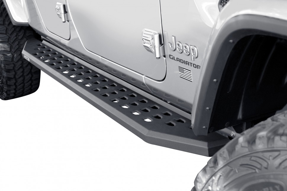 Go Rhino 69442987PC RB20 Running Boards Toyota Tacoma 06-23 Double Cab
