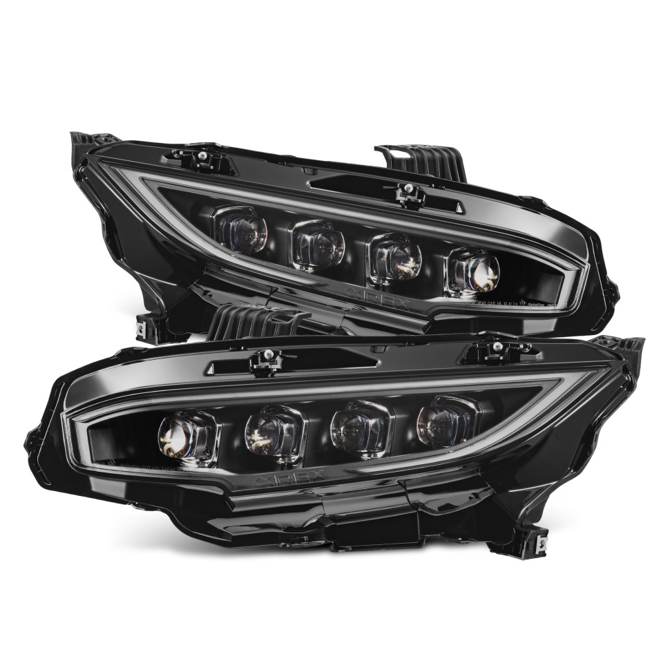 Комплект передних Led фар Honda Civic 16-21 NOVA-Series AlphaRex 880491