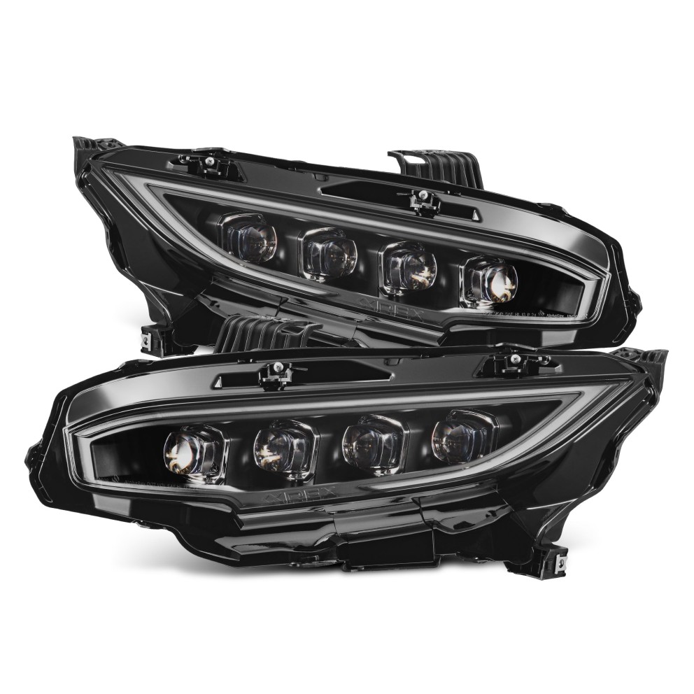 Комплект передних Led фар Honda Civic 16-21 NOVA-Series AlphaRex 880491