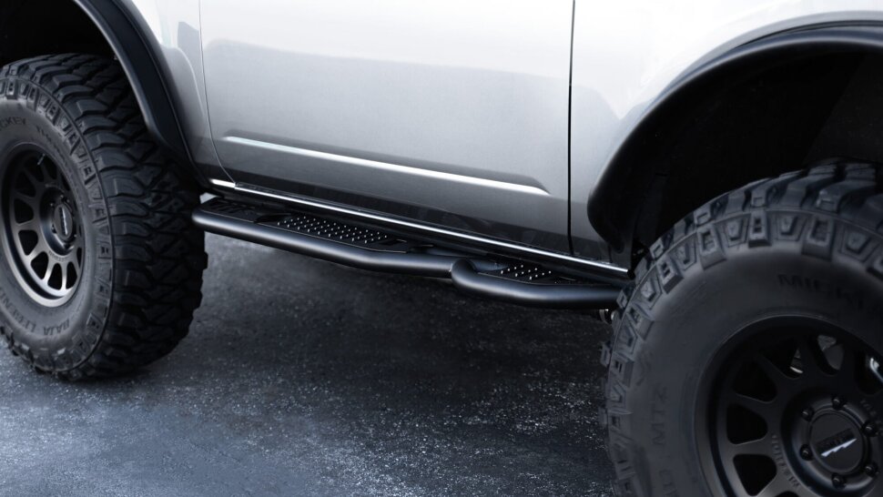 DV8 Offroad SRBR-05 OE Plus Side Steps Ford Bronco 21-25 2 Door