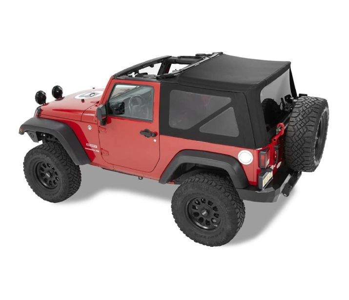 Bestop 5482217 Supertop NX Soft Top Jeep Wrangler JK 07-18 2 Door (Black Twill)