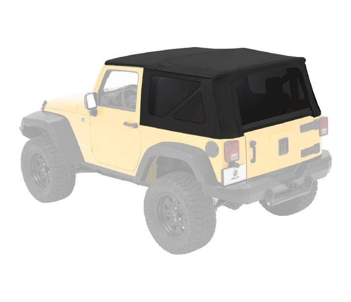 Bestop 5482217 Supertop NX Soft Top Jeep Wrangler JK 07-18 2 Door (Black Twill)
